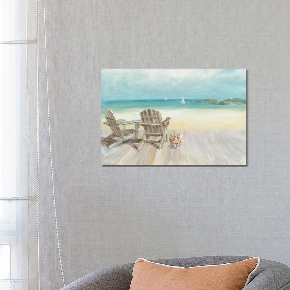 iCanvas "Seaside Morning No Window" by Danhui Nai Canvas Print