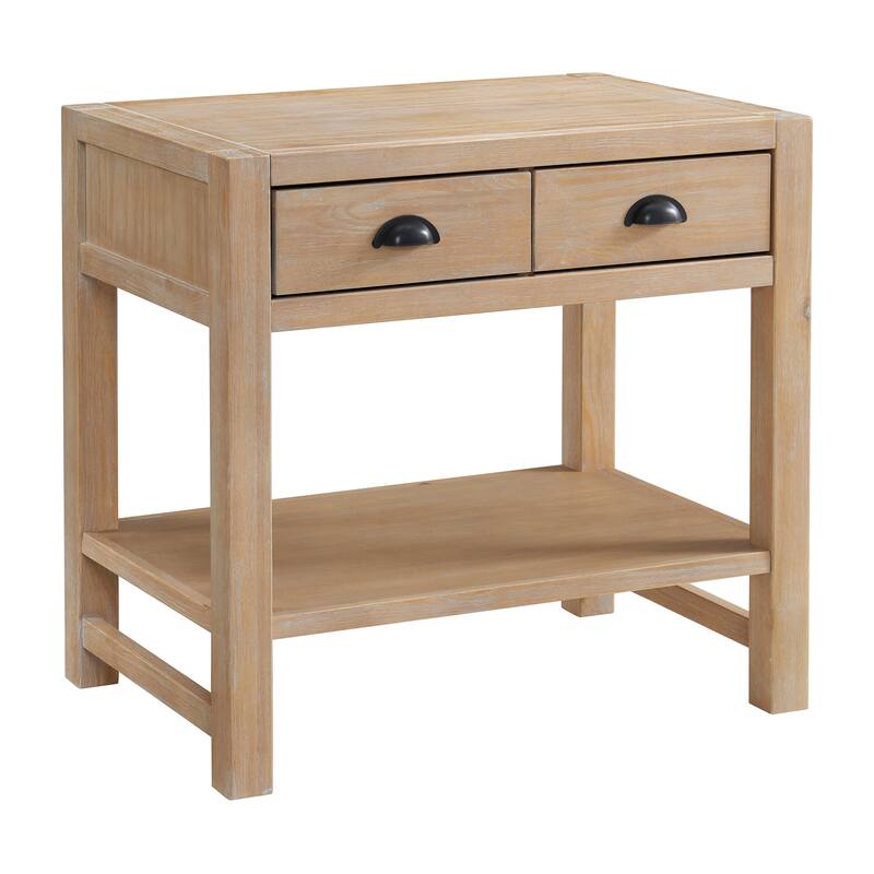 Arden 5-Piece Wood Bedroom Set with Queen Bed, Two 2- Nightstands with open shelf, 5-Drawer Chest, 6-Drawer Dresser