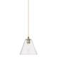 Option Brushed Brass / Clear