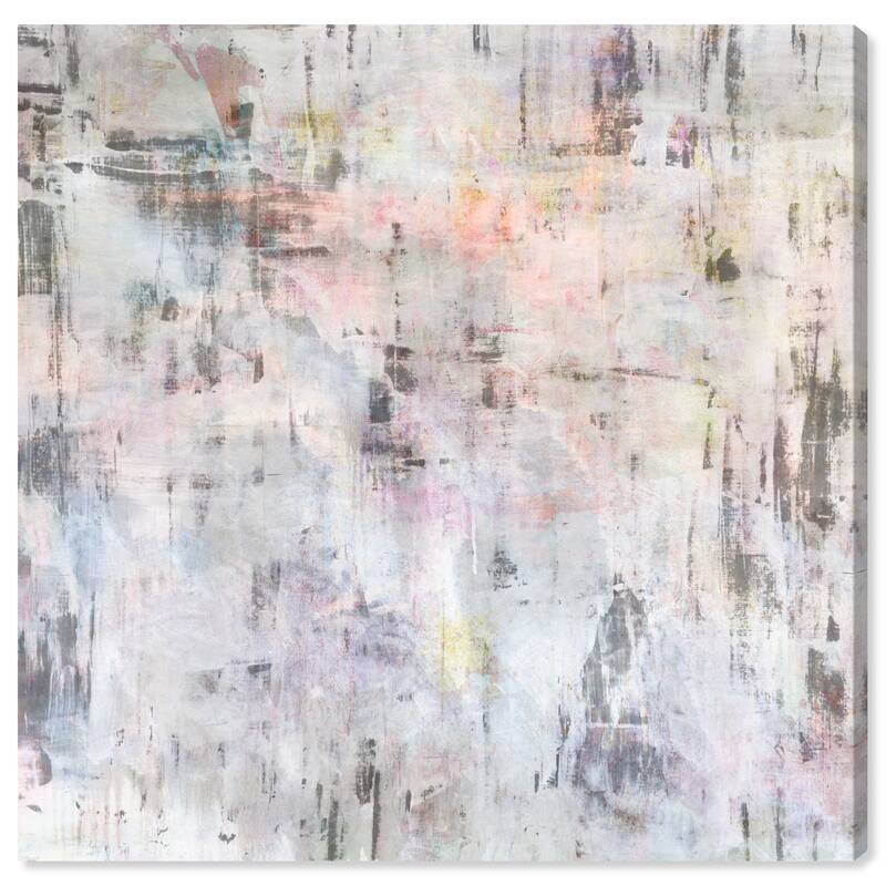 Wynwood Studio Canvas Abstract Solamente Una Vez White and Modern & Contemporary Wall Art Canvas Print