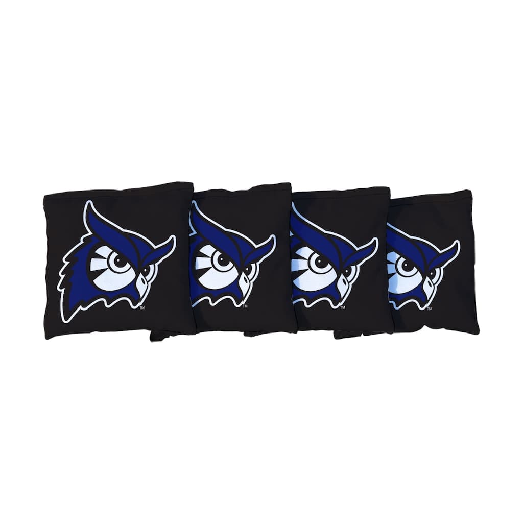 Westfield State Black Cornhole Bags