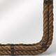 preview thumbnail 2 of 0, Handmade Butler Darby Rectangular Rope Wall Mirror (India)