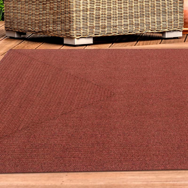 Superior Braided Reversible Indoor/Outdoor Area Rug