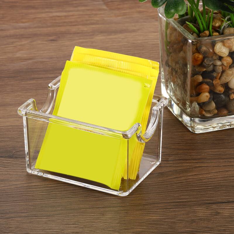 Plastic Tea Box, 2 Pack Tea Bag Organizer Coffee Bag Container Style 2