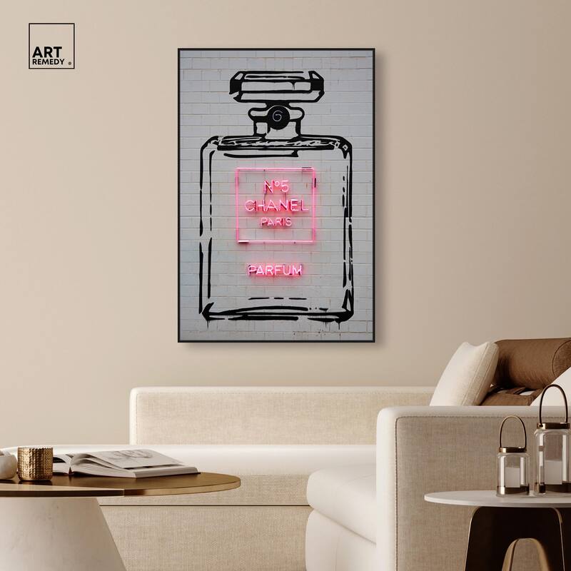 Parisian Perfume Canvas by Art Remedy