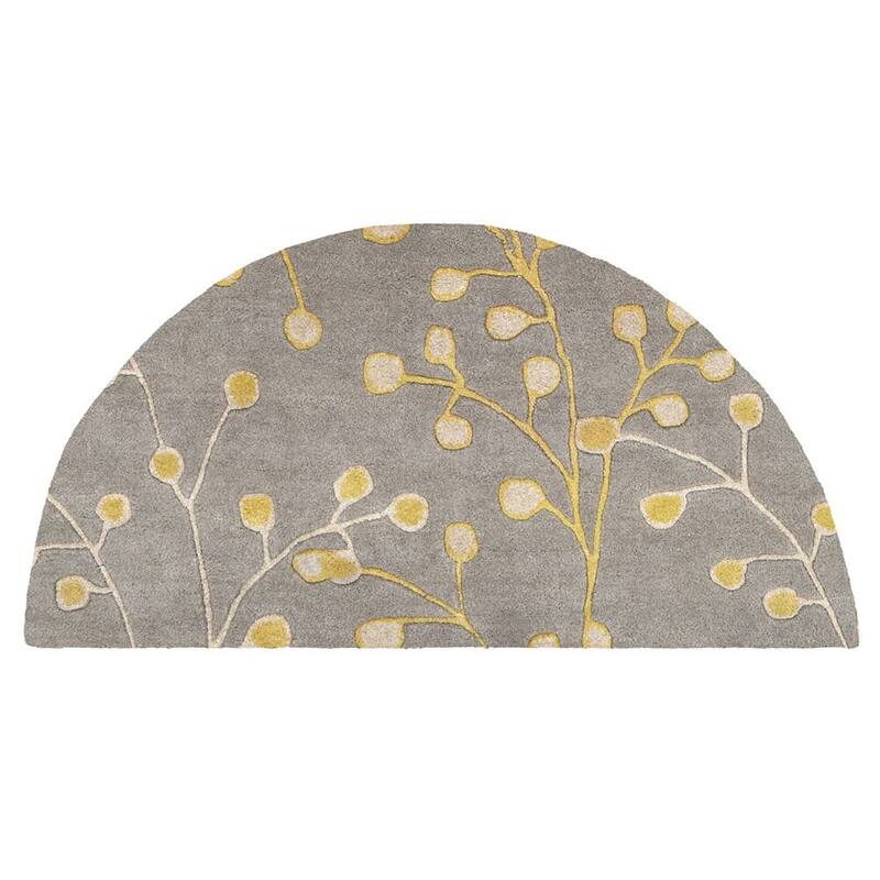 Sakura Handmade Transitional Floral Wool Area Rug