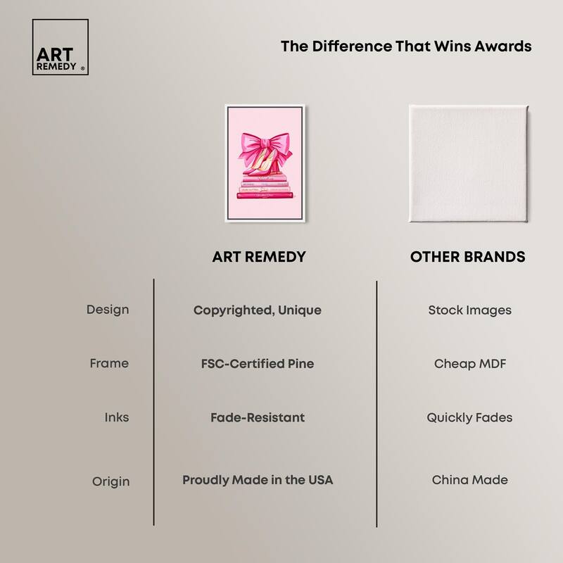 Roseate Runway Reads Canvas by Art Remedy