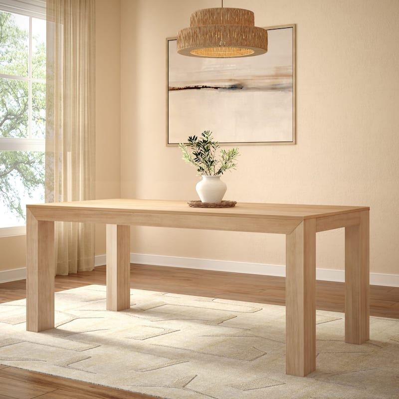 Plank and Beam Rectangular Modern Dining Table - 72"