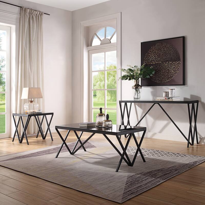 Magenta Glass Top & Finish End Table Modern End Table Solutions，Compact End Table Collection