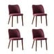 preview thumbnail 59 of 64, HULALA HOME Melisa Solid Wood Dining Chair Set of 4