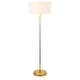 preview thumbnail 36 of 86, Simone 2-Light Floor Lamp with Fabric Shade