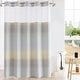 preview thumbnail 62 of 111, No Hook Waffle Weave Shower Curtain with Snap-in Liner