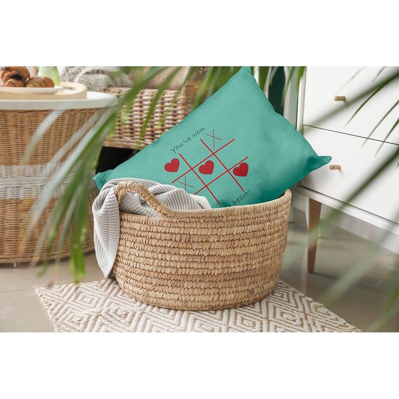 You've Won My Heart Valentines Day Decorative Throw Pillow