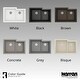 preview thumbnail 50 of 56, Karran Undermount Large/Small Bowl Quartz Kitchen Sink - 32" x 21.25" x 9" - 32" x 21.25" x 9"