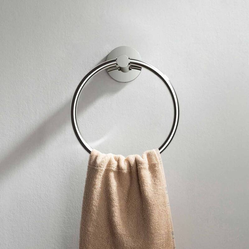 Circular Bathroom Towel Ring - N/A