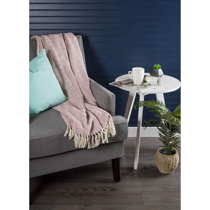 DII Slub Stripe Decorative Throw