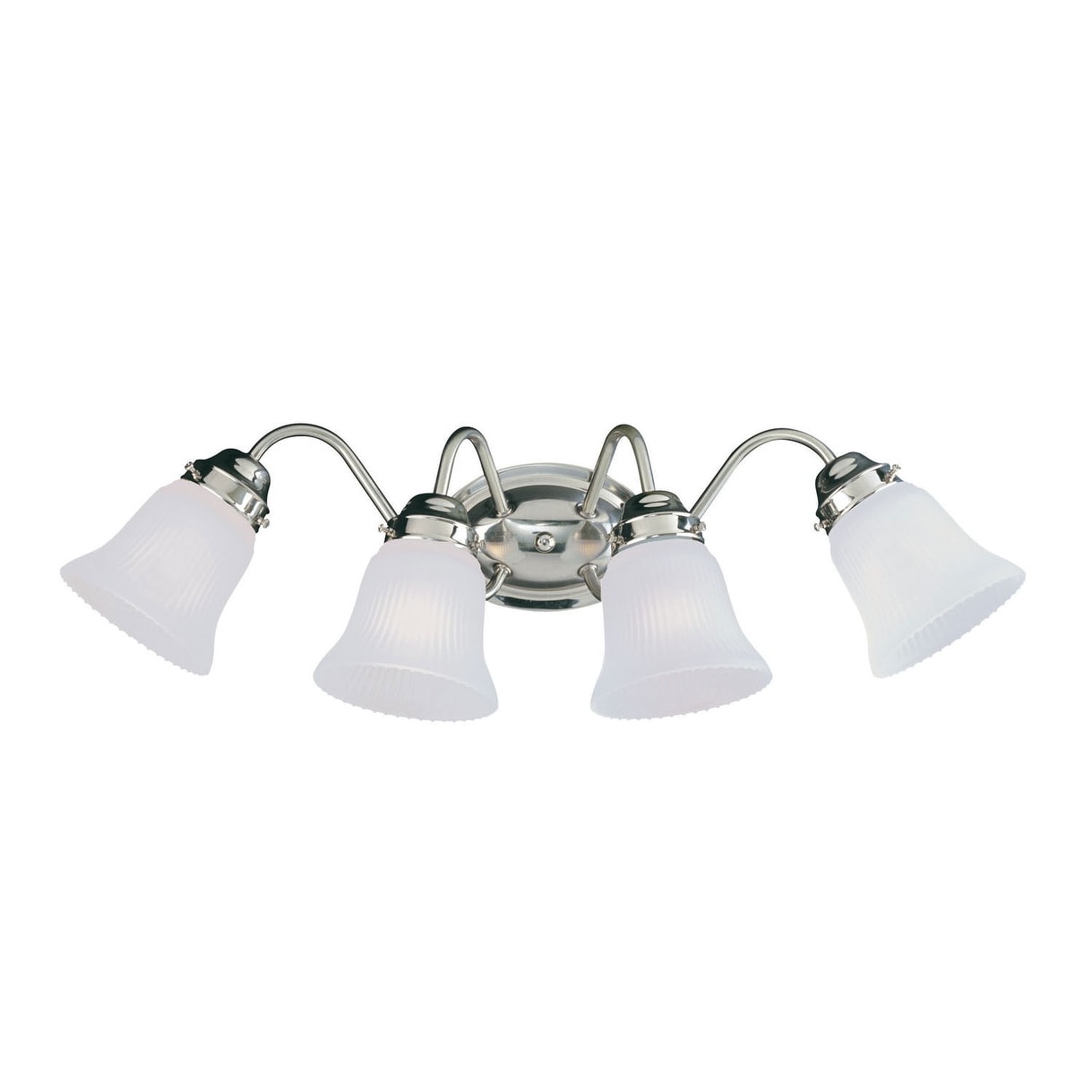 Brighton 4-Light Bathroom Vanity Light in Satin Nickel