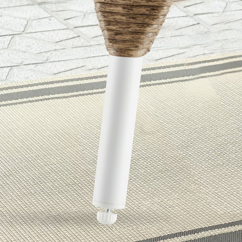 Wicker Egg Chair, Outdoor Teardrop Wicker Lounge Chair