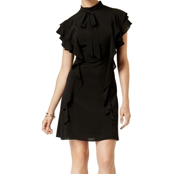 julia jordan ruffled sheath dress