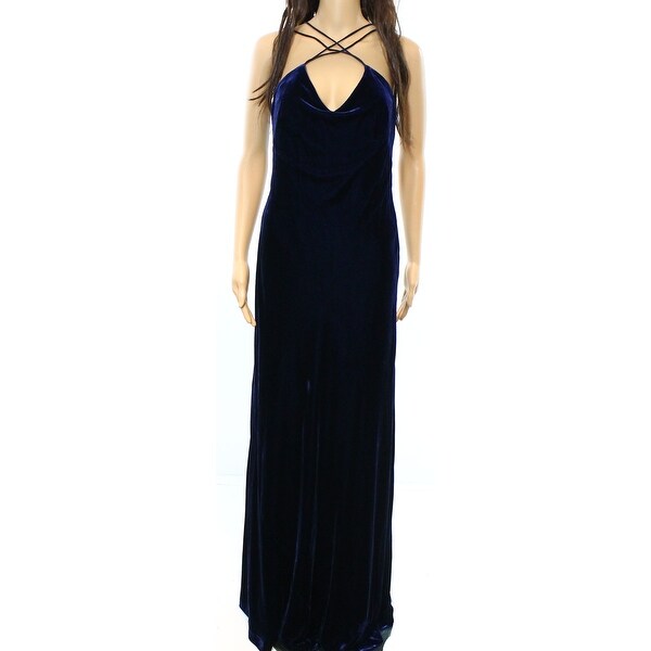 ralph lauren velvet gown