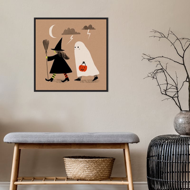 Amanti Art Graphic Halloween III Framed Canvas Wall Art