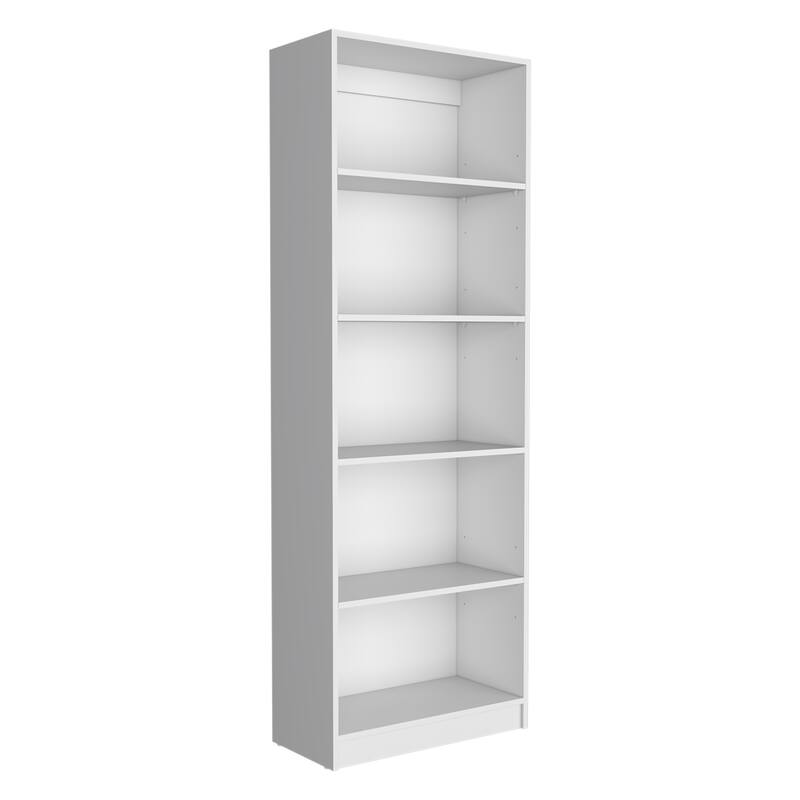 2 Piece Home Bookcase Set, 49" Wide with 8 Shelves and Double Door Cabinet, Living Room Set
