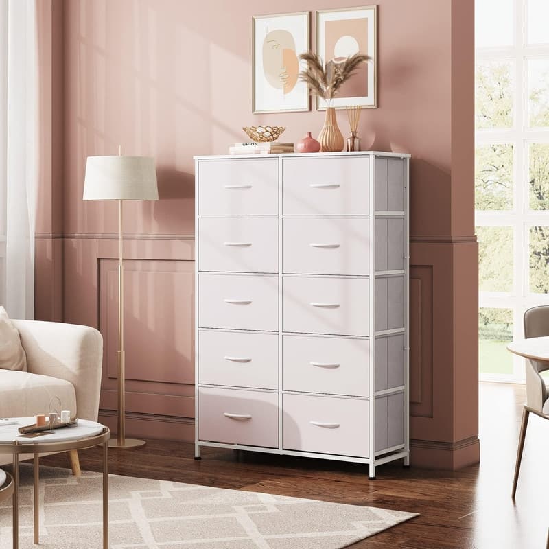 Tall Dresser for Bedroom with 10 Drawers