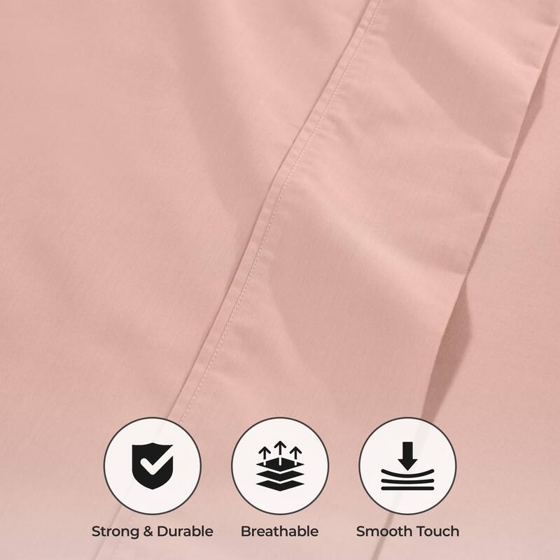 Superior Solid 1000-Thread Count Cotton Blend Deep Pocket Sheet Set