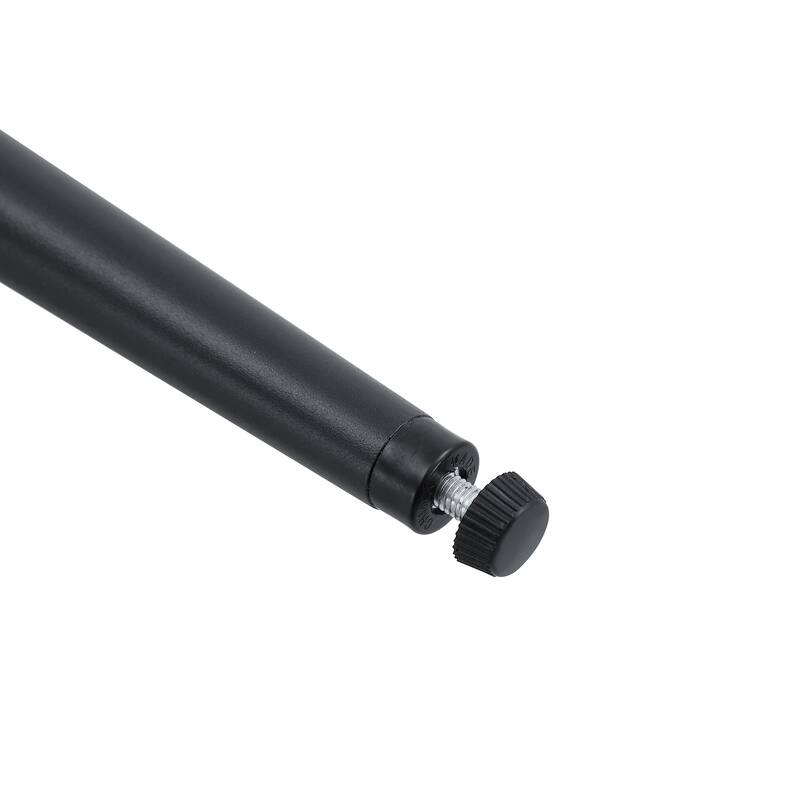 7-Piece Rectangular Dining Table Set, Modern 49.6" Glass Dining Table Set with 6 Fabric Armless Dining Chairs for Dining Room