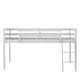 preview thumbnail 17 of 16, Full Size Wood Low Loft Bed with Ladder