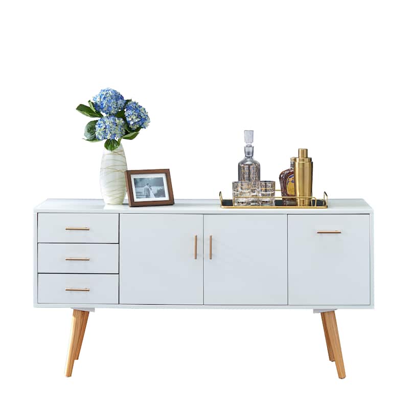 Simple Living Maura Mid-Century Modern 3-drawer Buffet