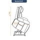 preview thumbnail 14 of 16, Power Lift Recliner Chair with Heat, 8-Point Massage, Hidden Cup Holders, and Medium-Firm Heavy-Duty Design