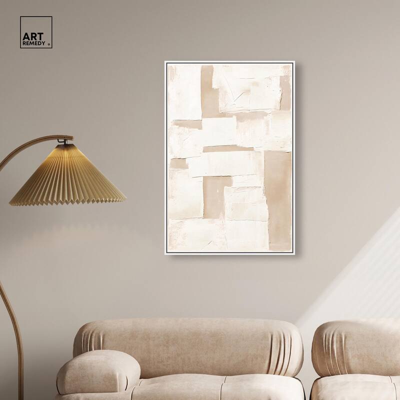 Plastered Planes III Canvas by Art Remedy