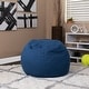 preview thumbnail 22 of 54, Small Refillable Bean Bag Chair for Kids and Teens Denim
