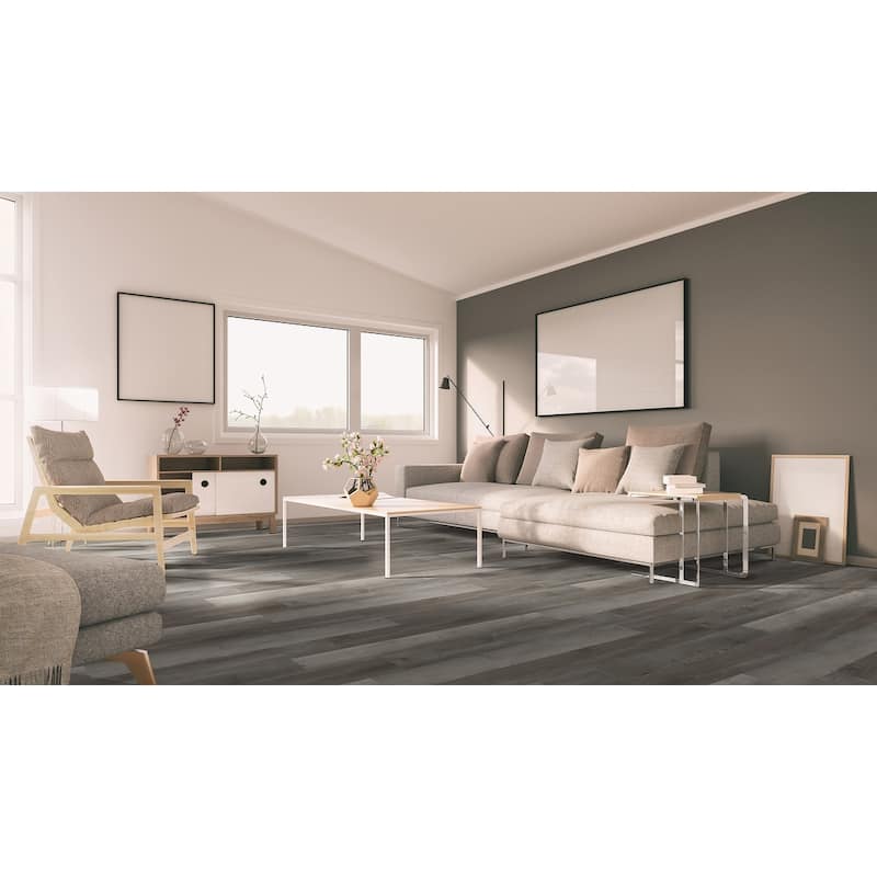 Ackland AKVGL6X48-2006-PL Brushwood 6" x 48" Smooth Vinyl Flooring