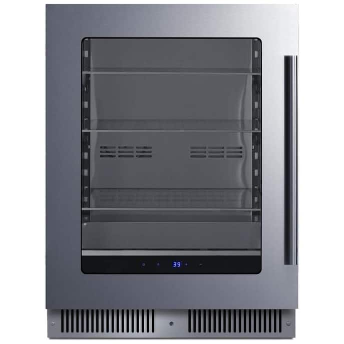 Summit SDHG2443LHD 24" Wide 80 Can Capacity Beverage Cooler with