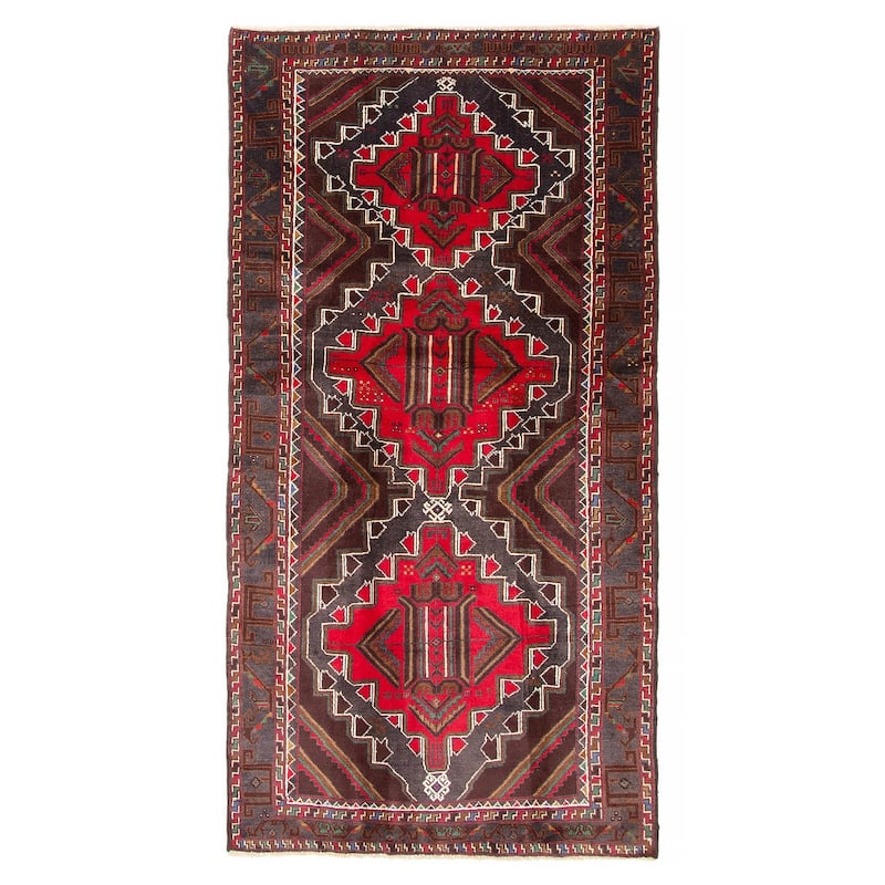 ECARPETGALLERY Hand-knotted Teimani Grey Wool Rug - 3'5 x 6'6 - 3'5 x 6'6 - Grey