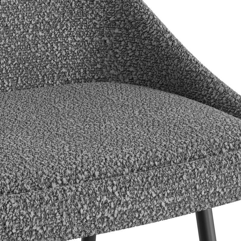 Marco Boucle Bar Height Stools Black Legs (Set of 2)