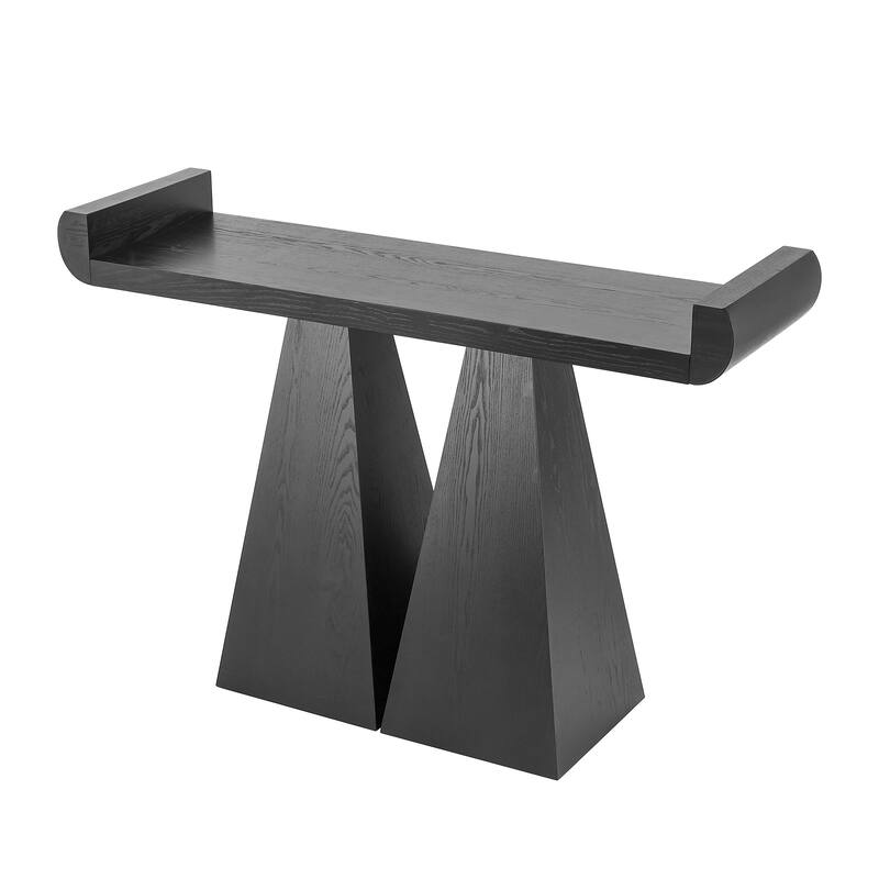 Christopher Knight Home - Arclume Modern Sculptural Base Console Table with Narrow Design