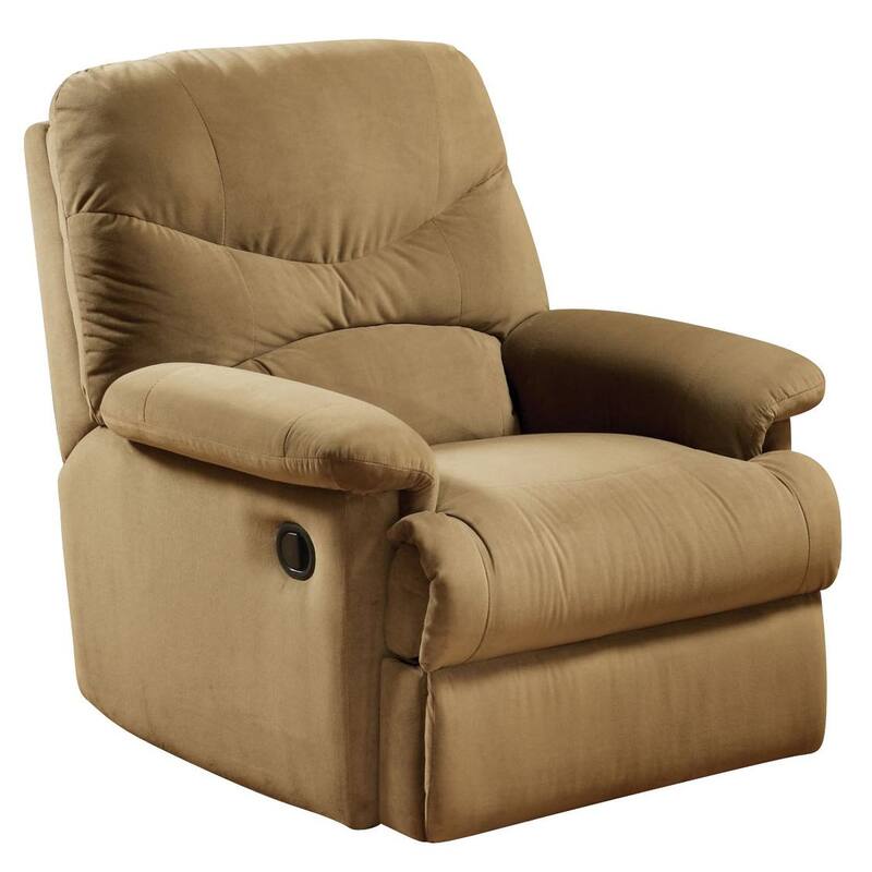 Modern Recliner in Sage Microfiber
