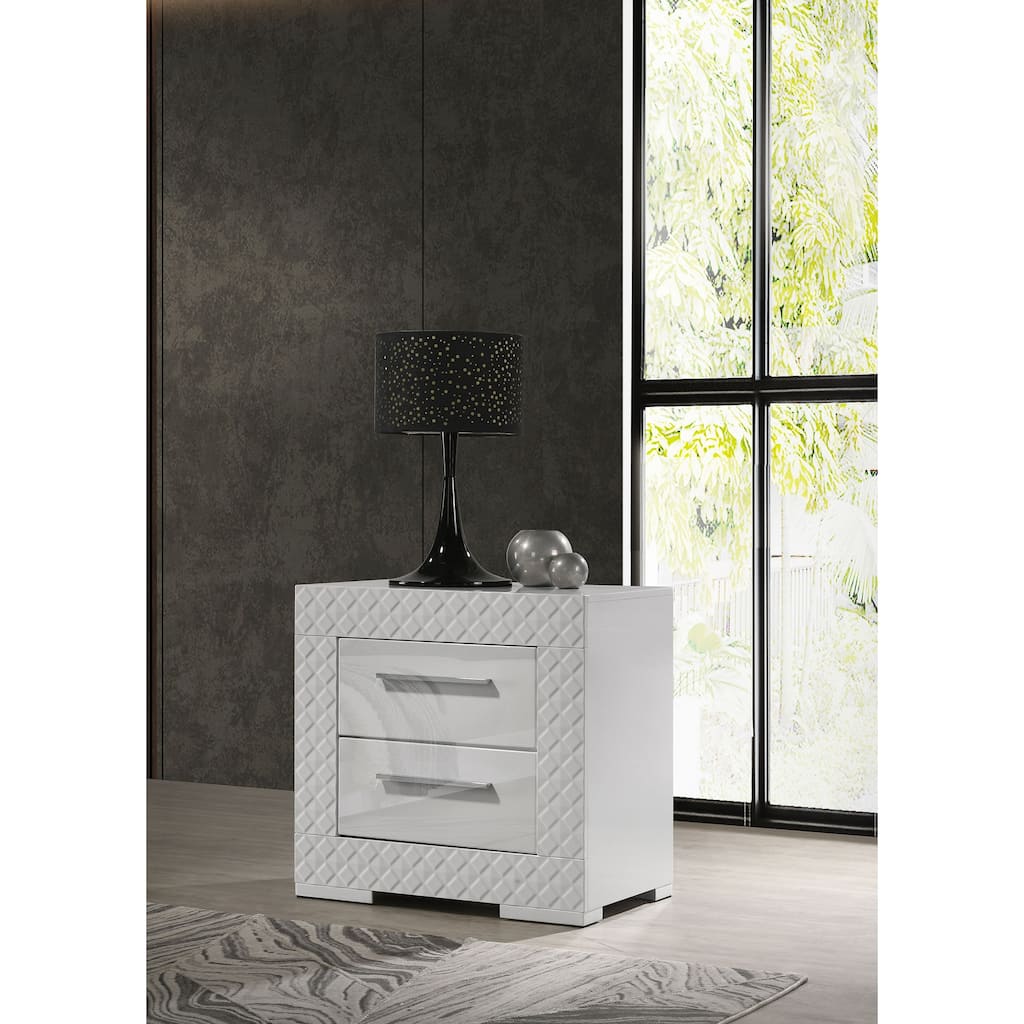 Pierce 2-drawer Nightstand Bedside Table