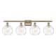 Option Clear Water Glass / Antique Brass Finish