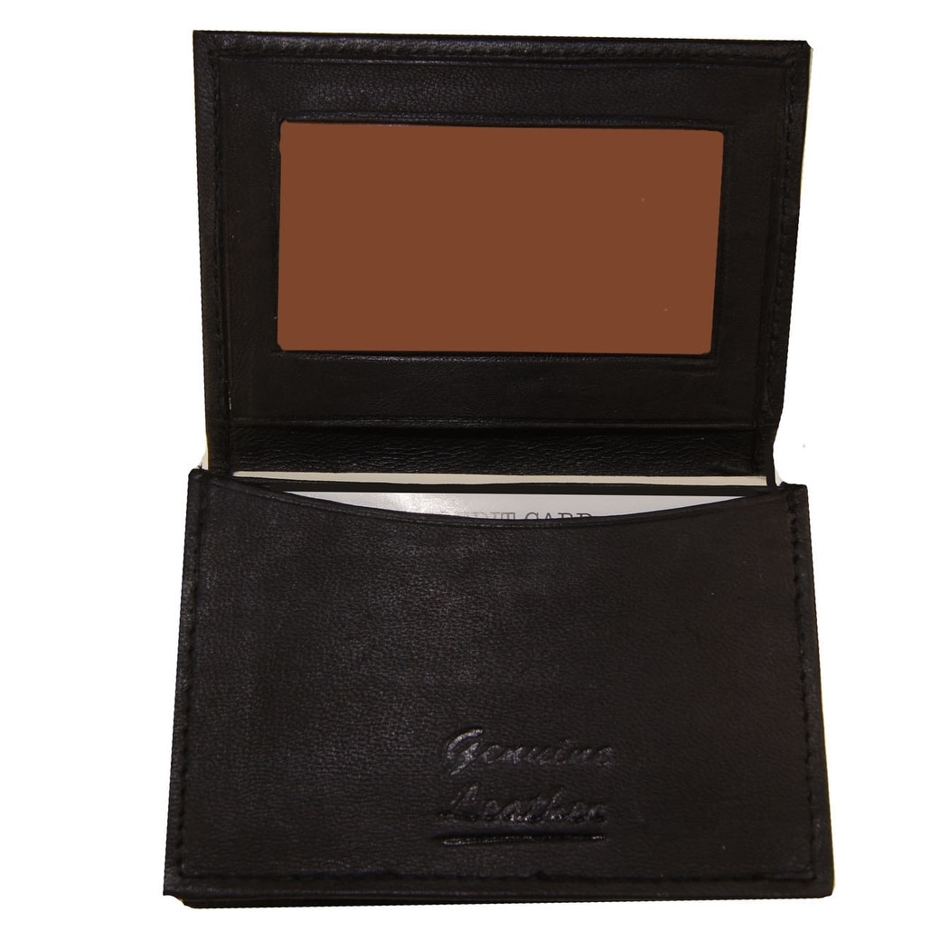 Men/'s Brown Bi fold Leather Wallet Card Holder Wallets for Men Christmas Gift