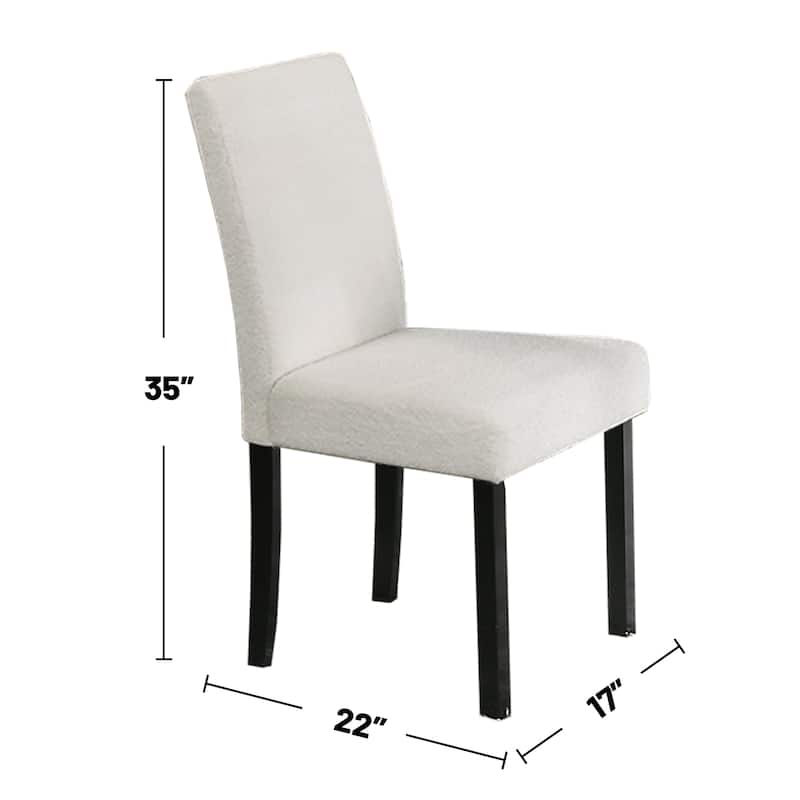5 Piece Faux Marble Top Dining Set