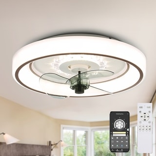 Ceiling Fan Light Remote Control Kit - 6 Speed Fan Settings, Dimmer For Light, Wireless, Easy Install For Bedroom/Living Room Fans