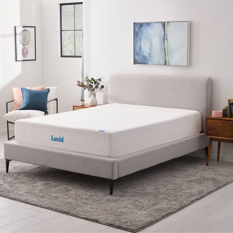 Lucid 12-inch Medium-Firm Gel Memory Foam Mattress