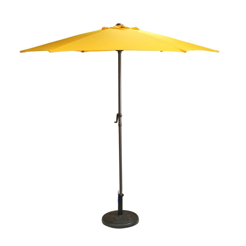 7.5ft Outdoor Patio Market Umbrella with Hand Crank