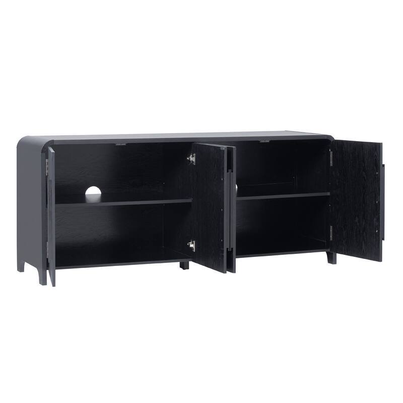 Middlebrook Modern Curved 70-inch Buffet Sideboard and TV Stand