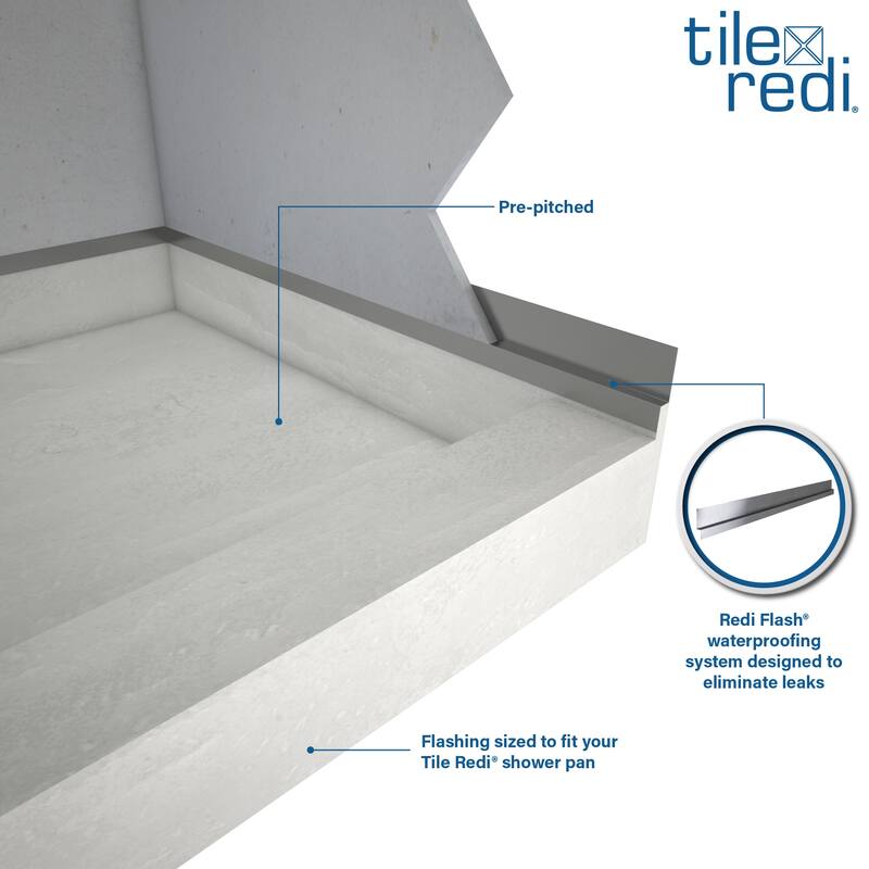 Tile Redi Redi Flash Shower Flashing Kit for 48" x 38" Shower Base