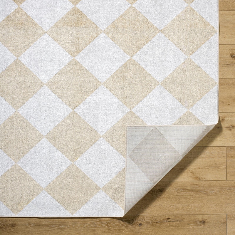 Livabliss Lillian Modern & Contemporary Checkered Indoor/Outdoor Area Rug